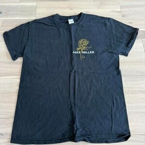 Black cotton Jake Miller tour t-shirt Sz  Med
